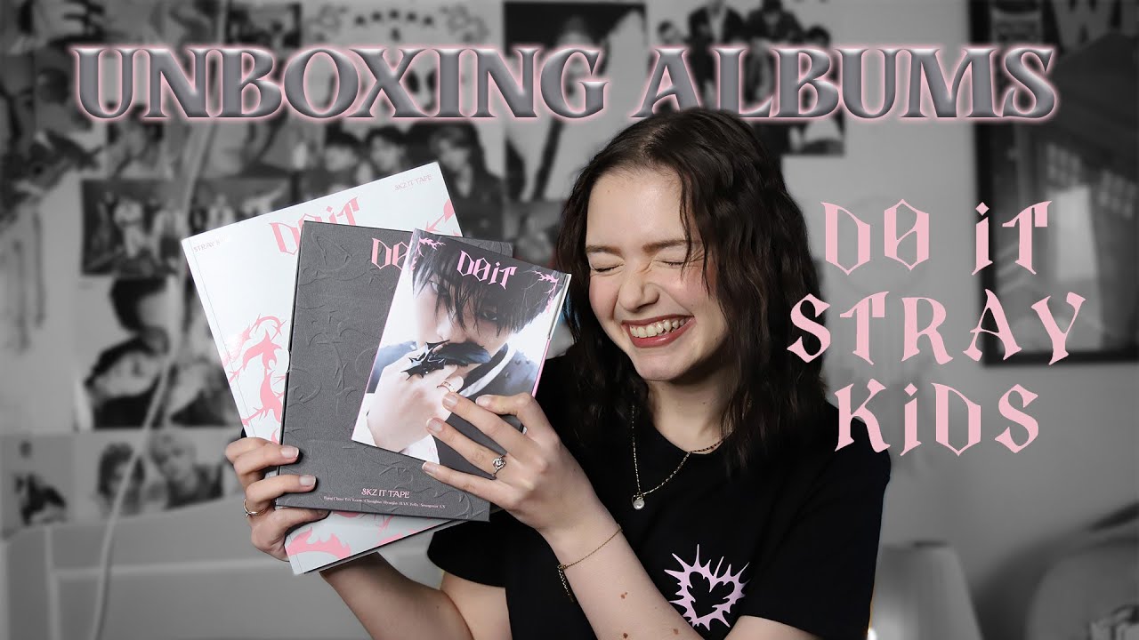 Unboxing albums DO IT de Stray Kids 💿 | versions DO, IT + t-shirt et Accordion d'I.N