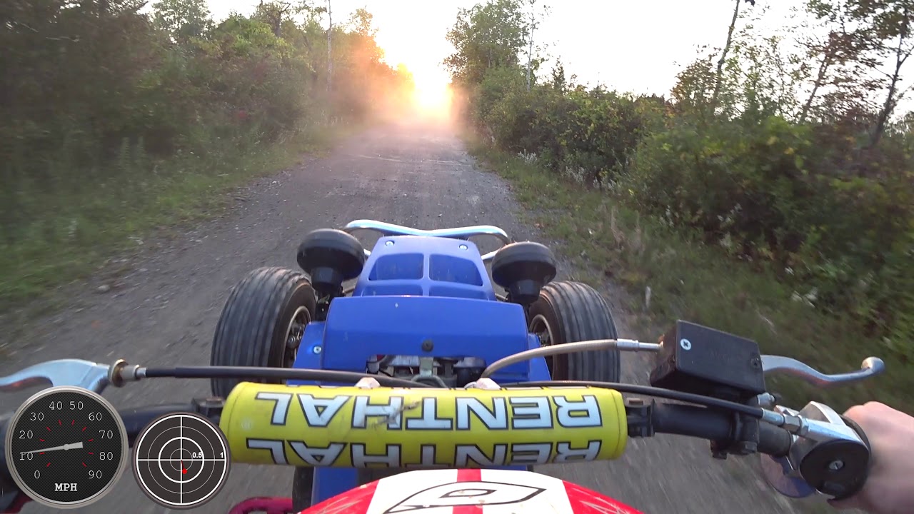 Yamaha Banshee Top Speed with Speed and G-Force overlay