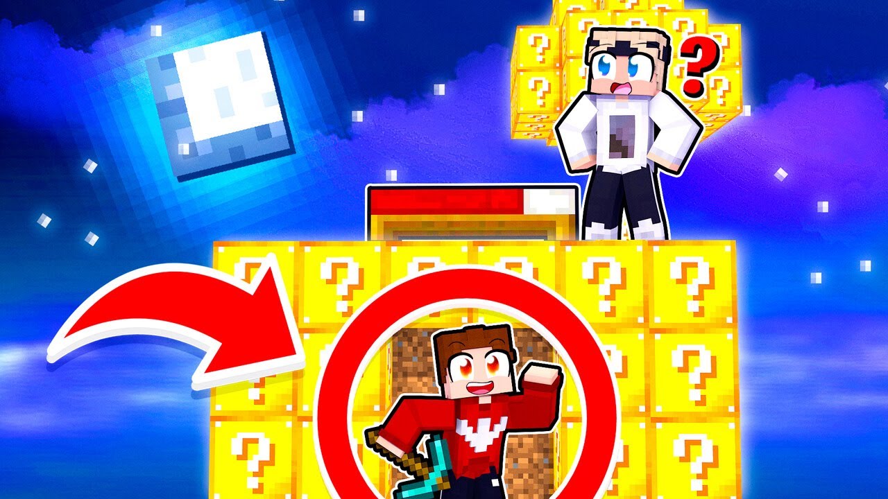 MINECRAFT LUCKY BLOCK BEDWARS!