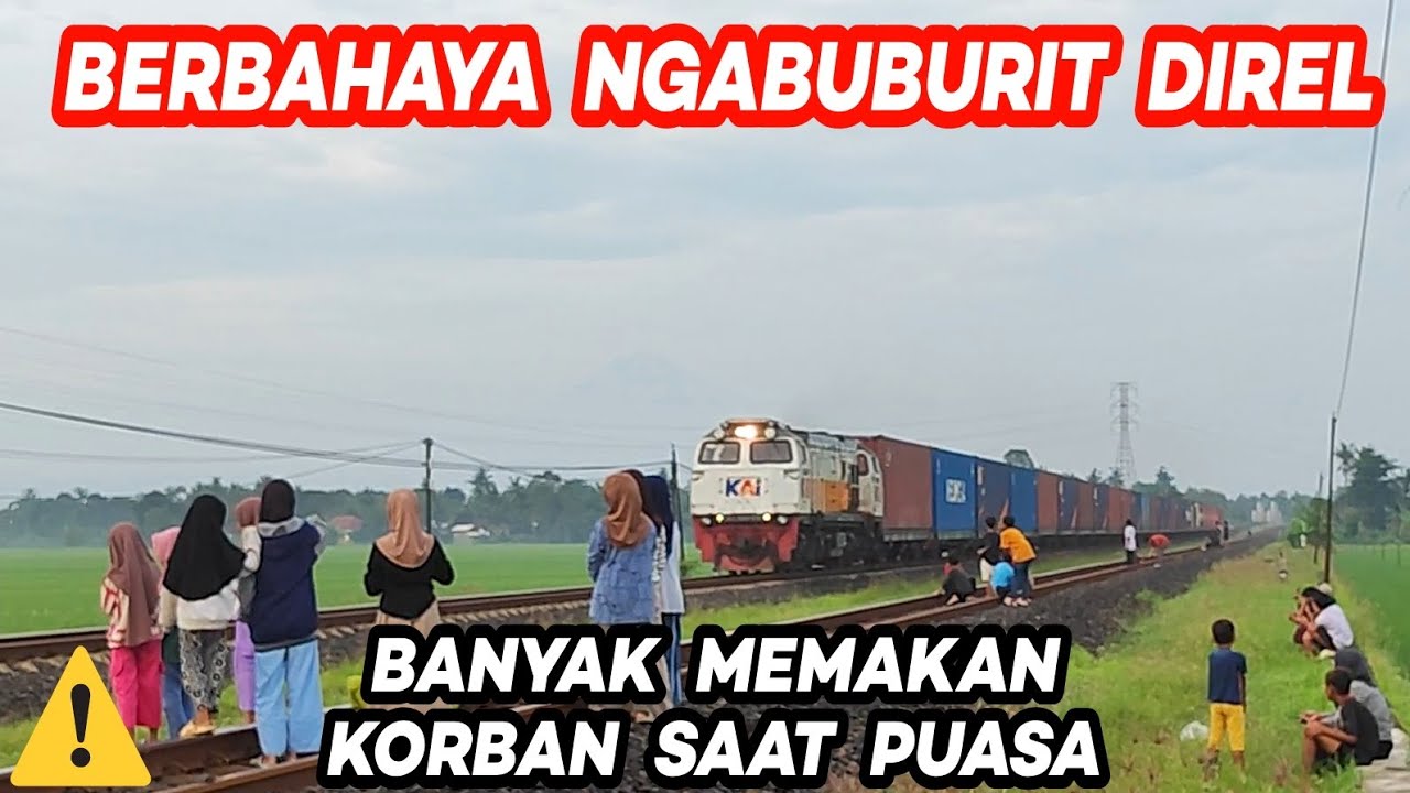 HUNTING SAAT PUASA MEMAKAN KORBAN, DILARANG KERAS NGABUBURIT DI REL KA