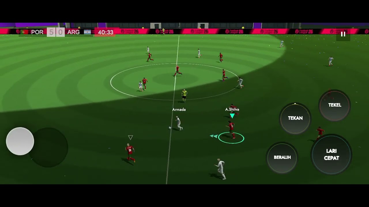 Football league Gameplay Portugal vs Argentina 