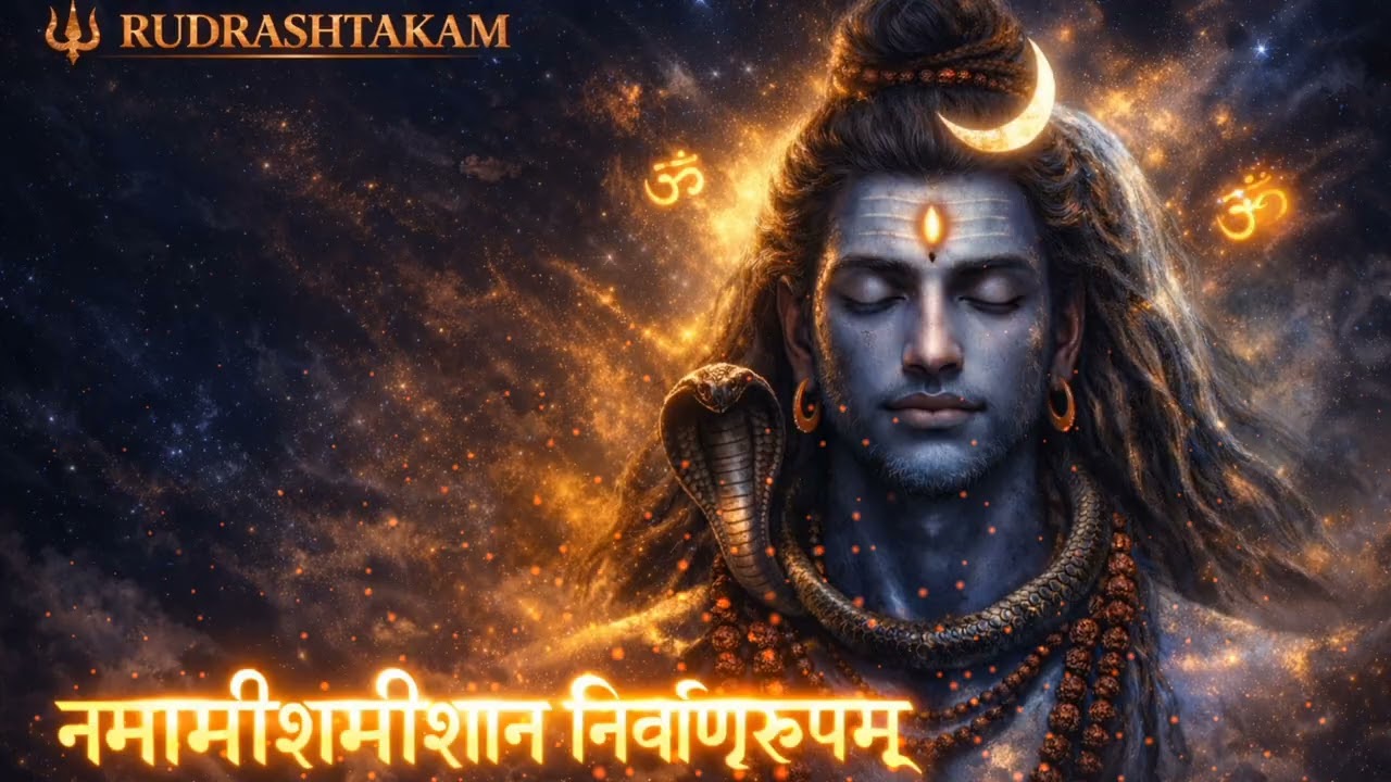 नमामीशमीशान निर्वाणरूपम् 🔱 | Rudrashtakam | Powerful Shiva Bhajan | Deep Meditation | Mahadev