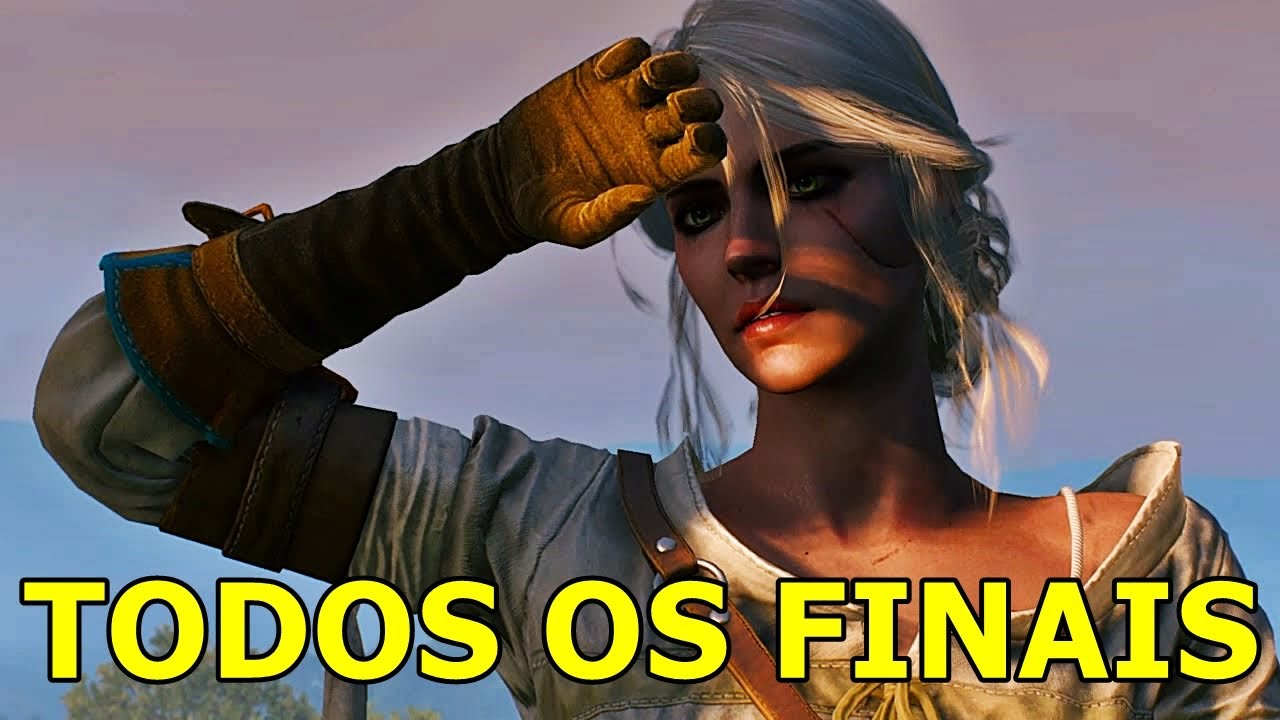 TODOS OS FINAIS DE THE WITCHER 3 INCLUINDO AS DLC: HEARTS OF STONE E BLOOD AND WINE + FINAIS EXTRAS.