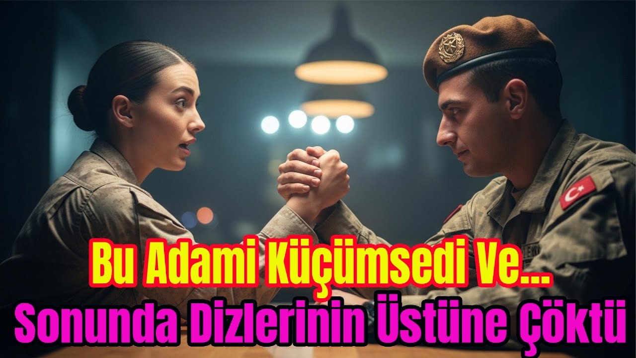 Türk Komandoyu Küçük Diye Aşağılayan Abd'li Kadın Subay, Kibrinin Bedelini Ödedi Ağır Şekilde