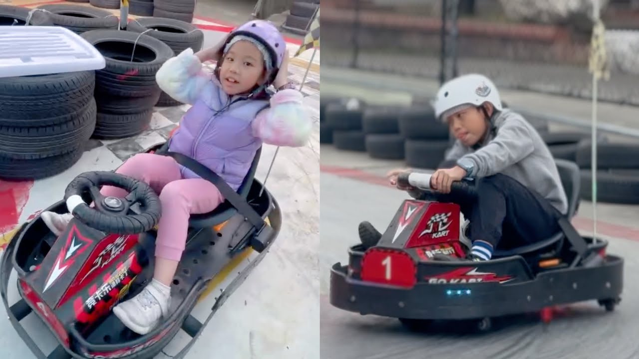 小學堂漂浮卡丁車 男孩與女孩的駕駛差異