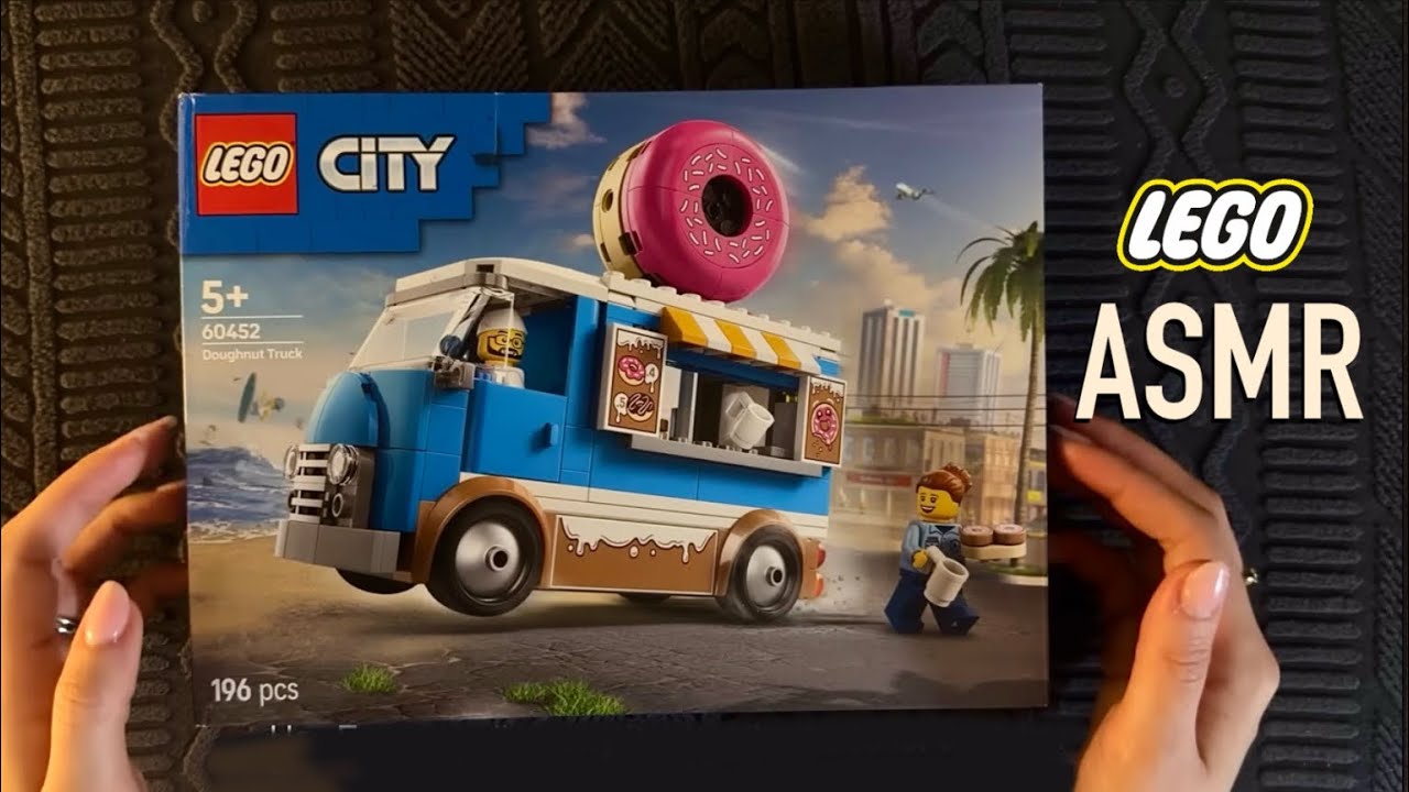 😴 ASMR LEGO Donut 🍩 Truck -  Satisfying Clicky Bricks & Deep Relaxation