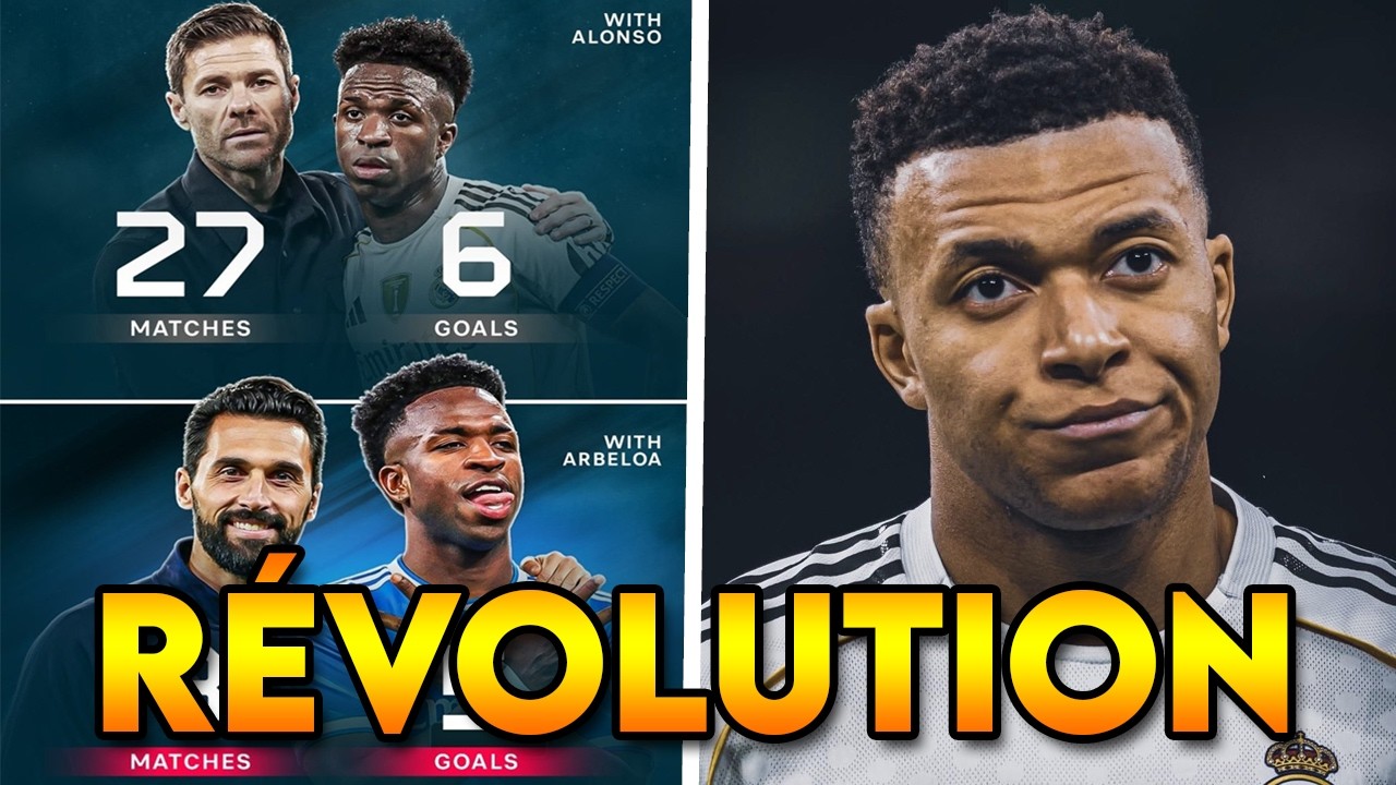 MBAPPÉ N'EST PLUS LE N°1 au Real ? Xabi Alonso a DÉTRUIT Vinícius… Mais Arbeloa le REND MONSTRUEUX !