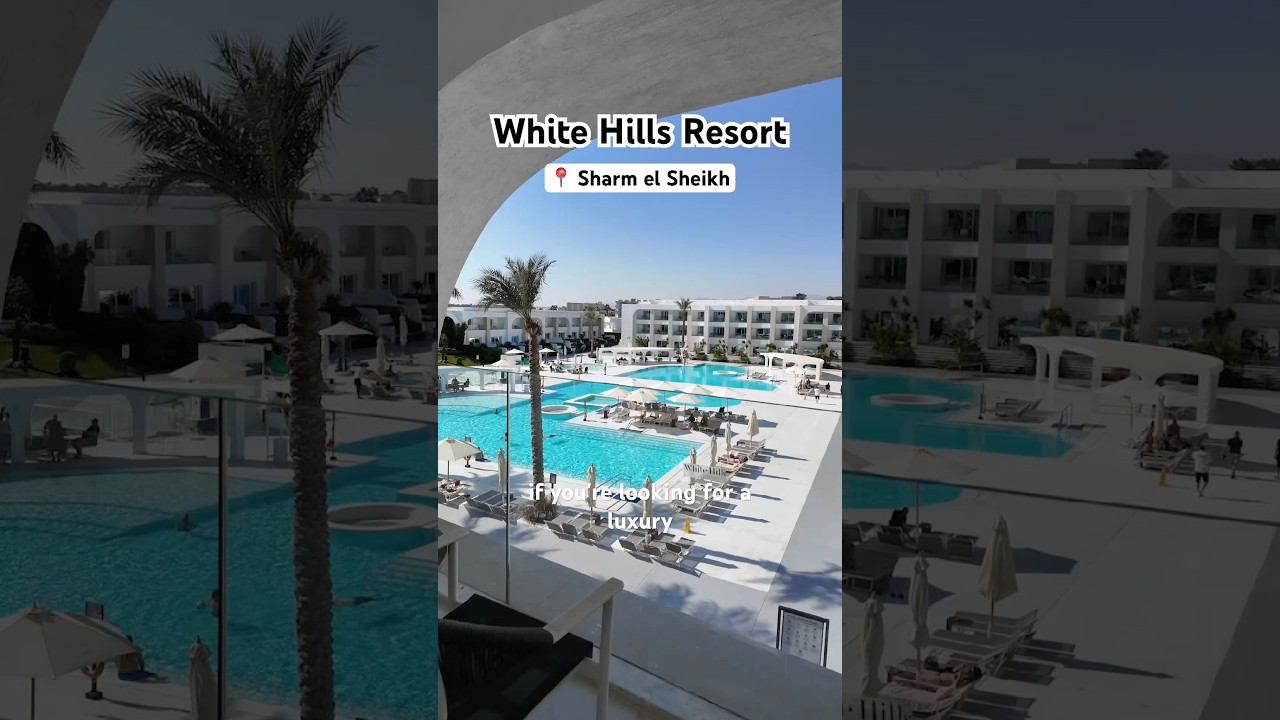 Этот курорт в Египте просто потрясающий! #роскошь #пляж #whitehillsresort