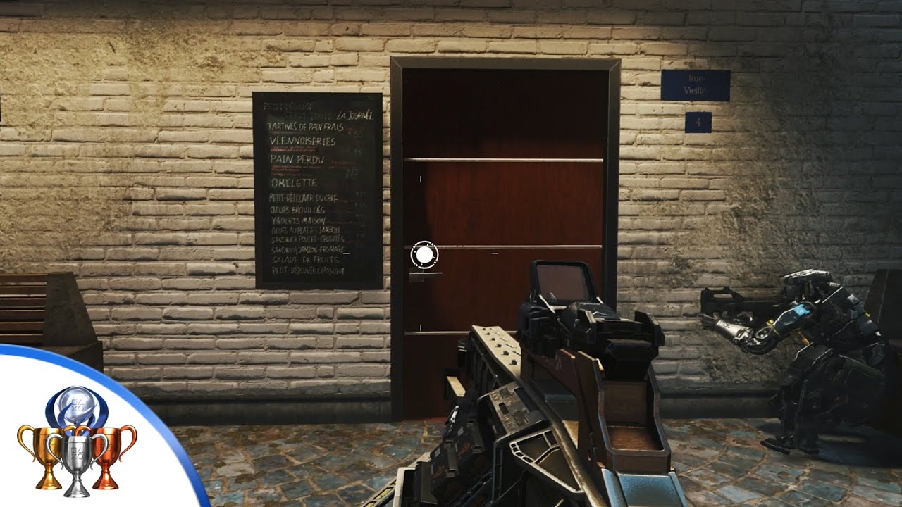 Call of Duty Infinite Warfare Peek-a-Boo! Trophy - Kick/Peek Open Door & Throw Grenade while Peeking