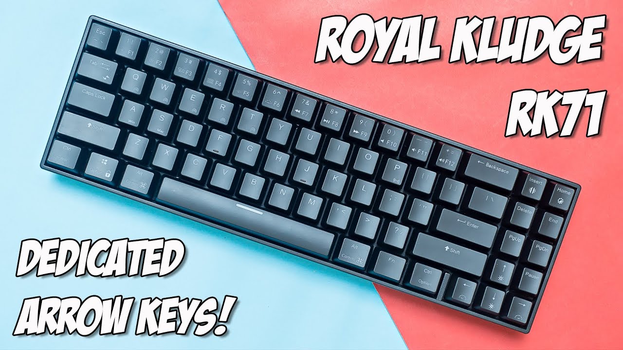 Royal Kludge RK71 Mechanical Keyboard Review - RK Blue Switch
