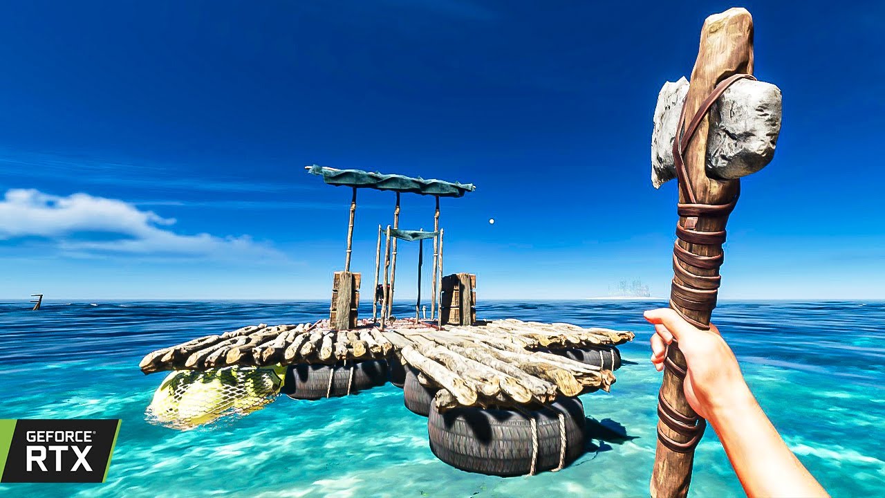 DIA 13 | JANGADA FICOU PRONTA | STRANDED DEEP EM 4K 60FPS NA RTX 3080