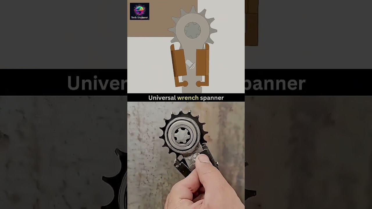 The Ultimate Universal Wrench? Gear-Driven Spanner DIY