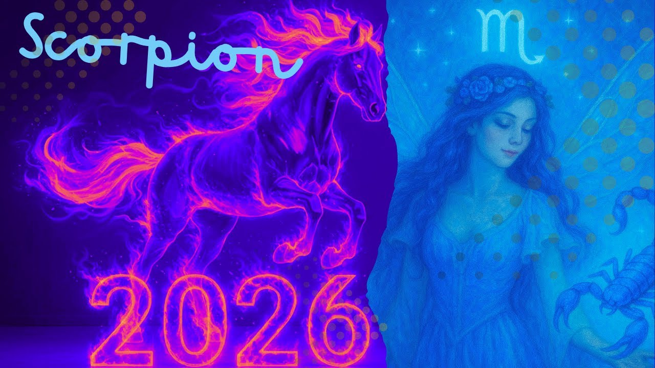 🔥 SCORPION 2026 – Tarot Anual | Calul de Foc, Blocaje, Iluzii și Trezirea Forței Interioare