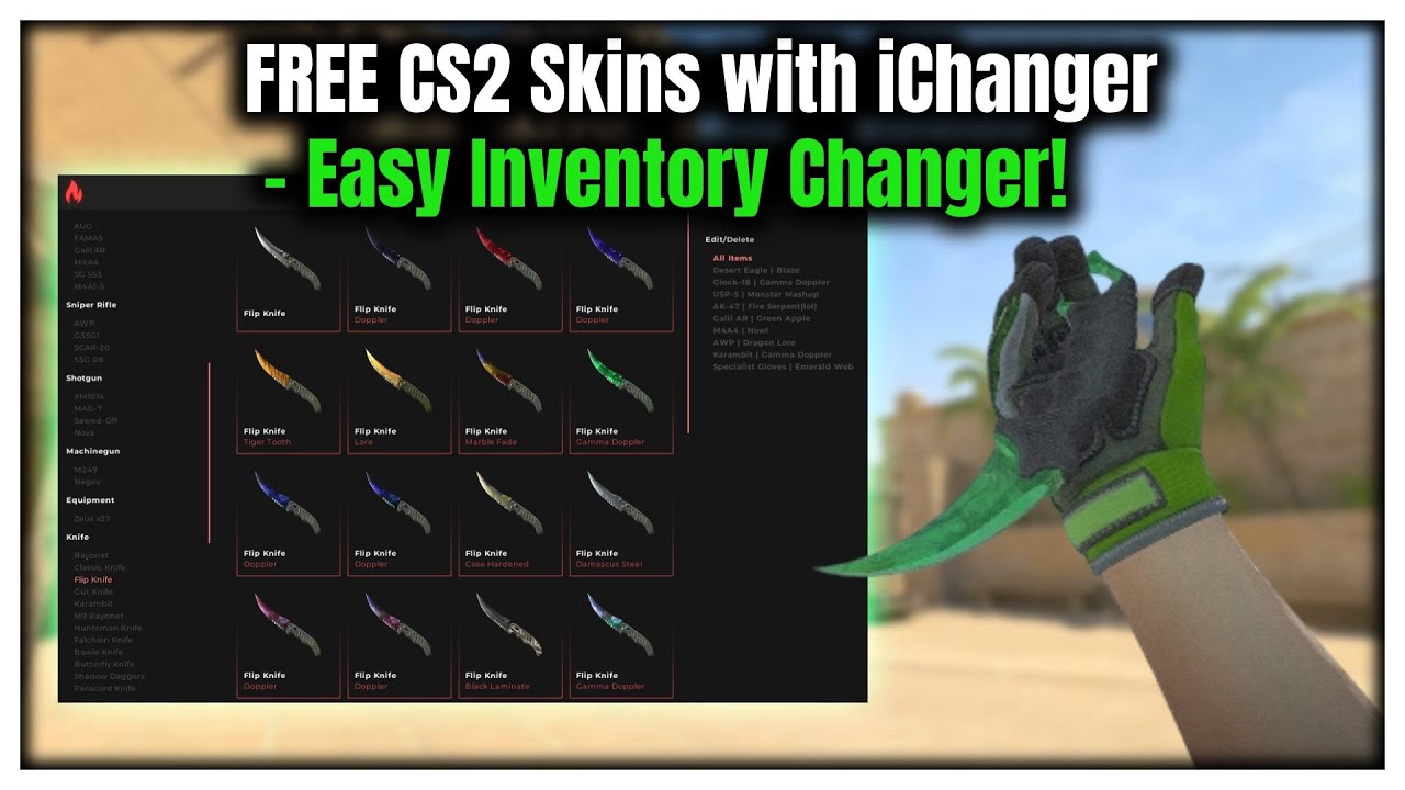 FREE CS2 Skins with iChanger &ndash; Easy Inventory Changer!