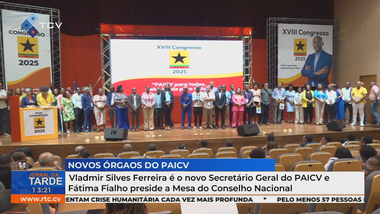 Vladmir Ferreira &eacute; o novo SG do PAICV e F&aacute;tima Fialho lidera Mesa do Conselho Nacional