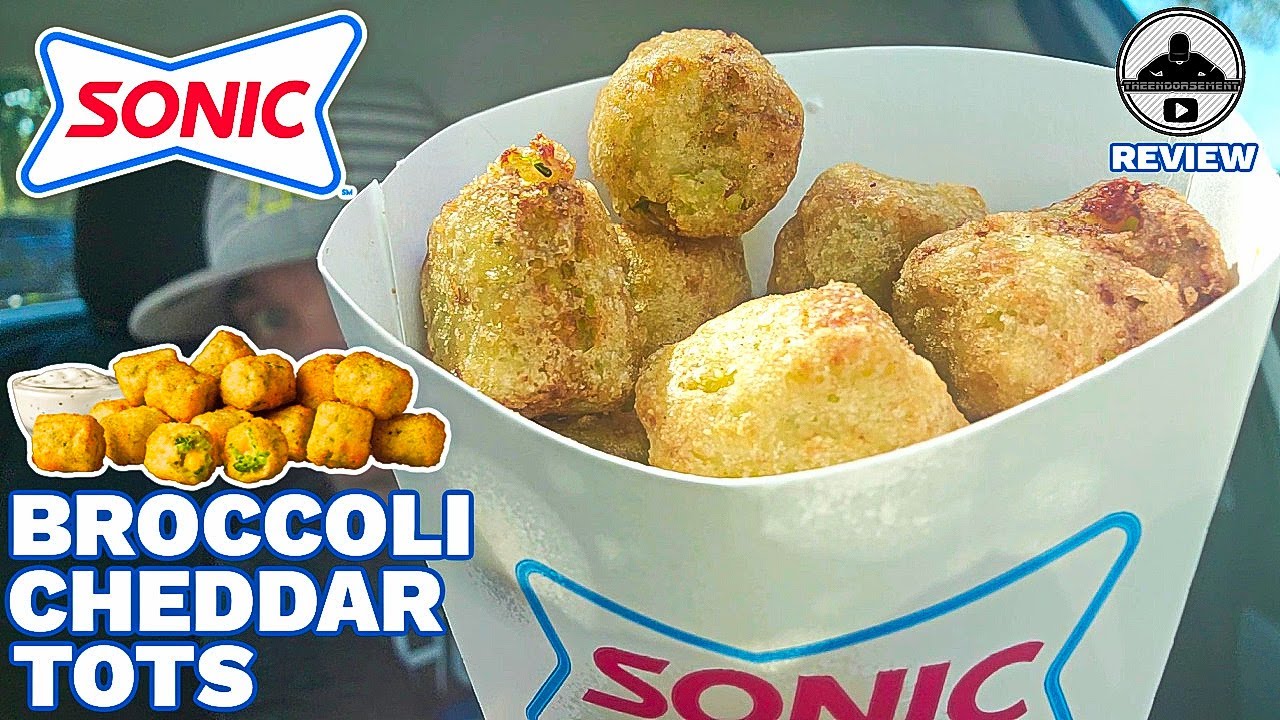 Sonic&reg; Broccoli Cheddar Tots Review! 🚀🥦🧀 | theendorsement