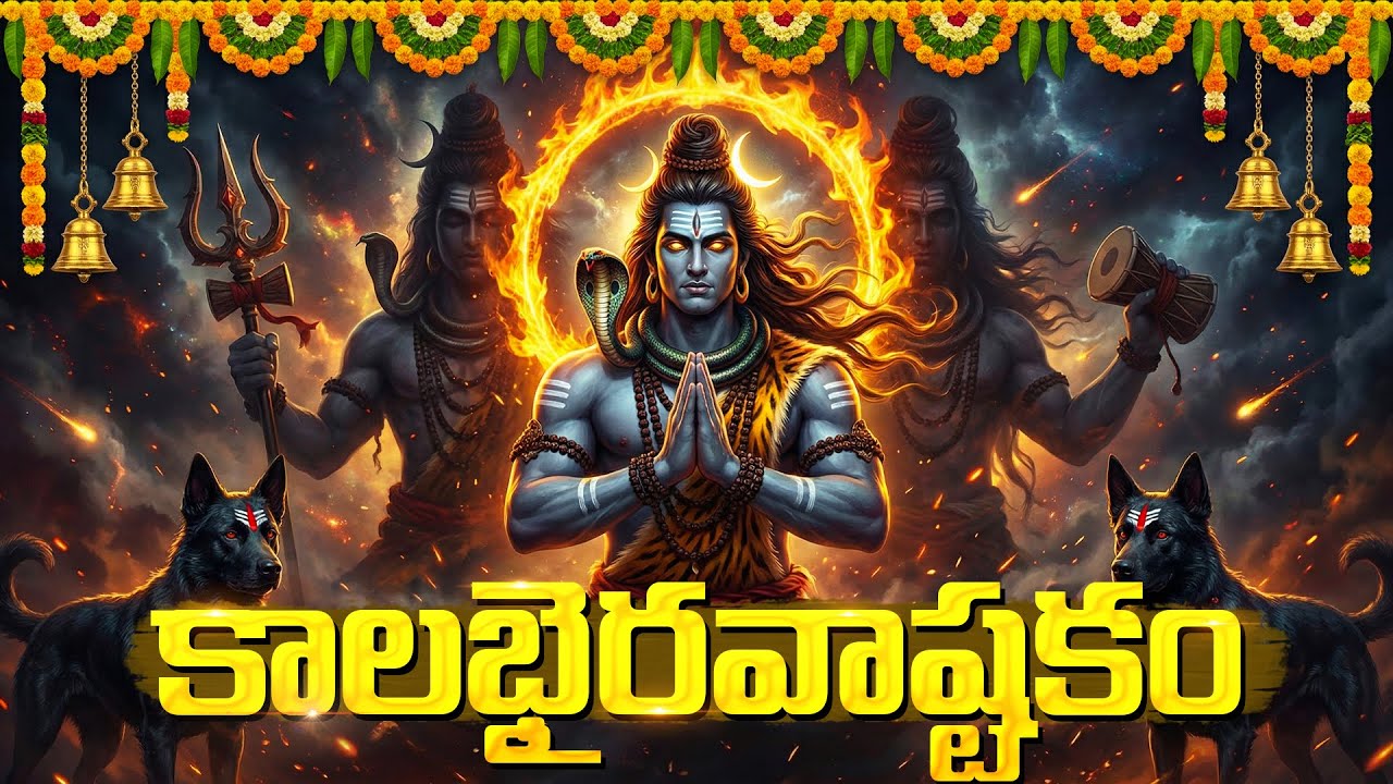 కాళభైరవ అష్టకం | Kalabhairava Ashtakam Telugu | Powerful Shiva Bhakti Songs Telugu