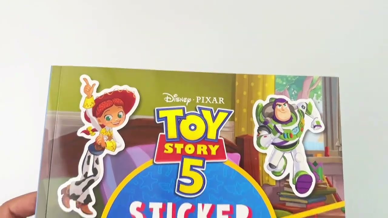 9781805855392 Disney Pixar Toy Story 5 Sticker Scenes Book