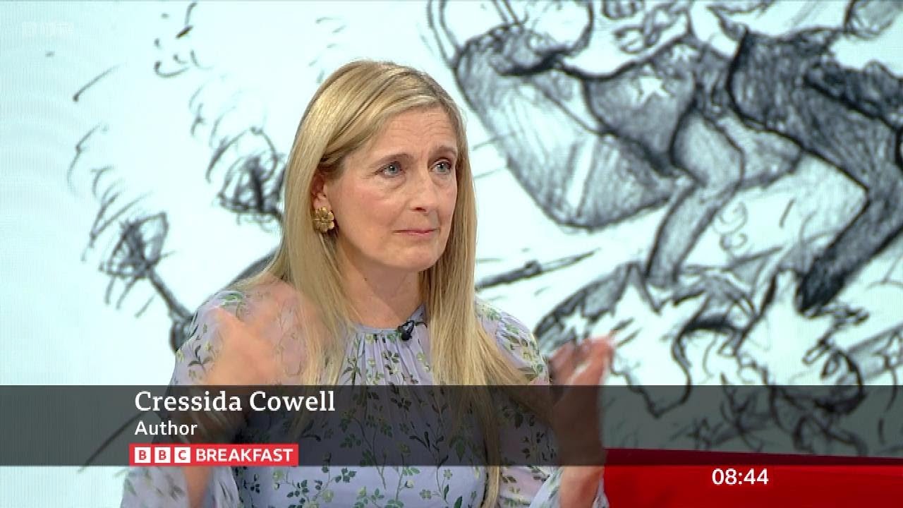 Cressida Cowell (How Top Train A Dragon) On BBC Breakfast [28.09.2023]