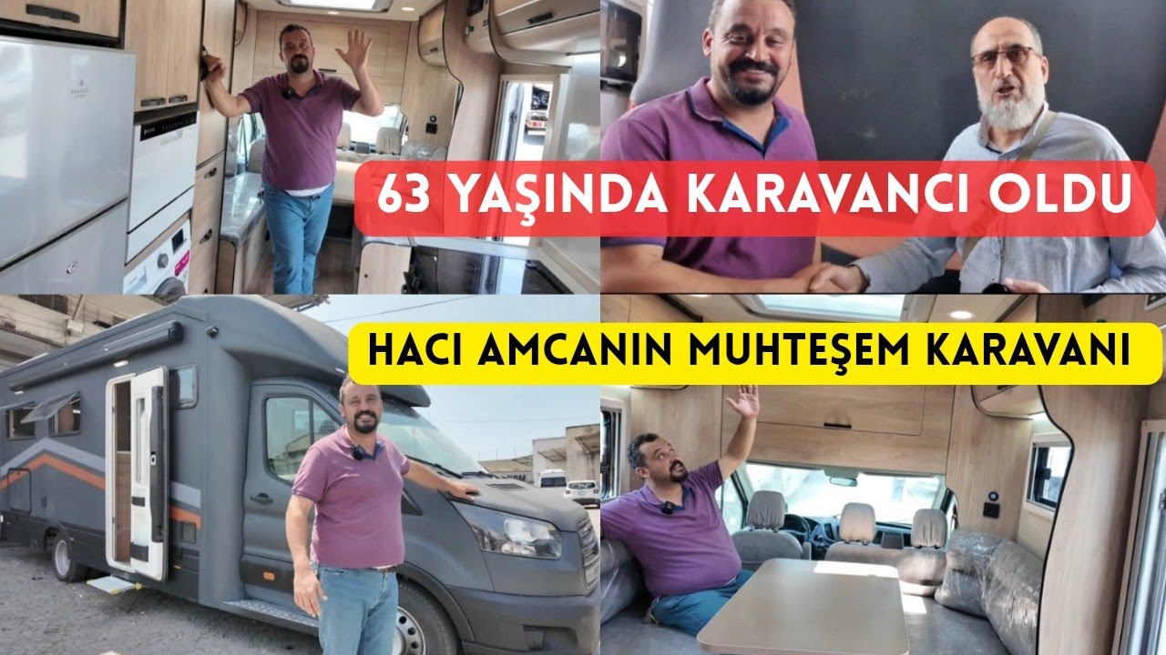 63 YAŞINDA KARAVANCI OLDU. HACI AMCANIN MUHTEŞEM KARAVANI  'Hem Karavan'