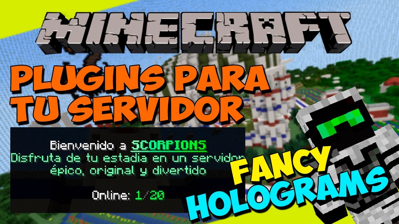 PLUGINS para tu SERVIDOR de Minecraft - FANCYHOLOGRAMS (HOLOGRAMAS Avanzados!)