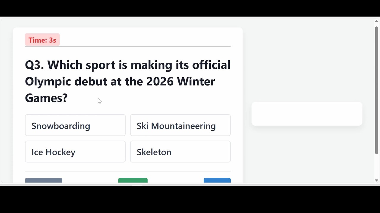 2026 Winter Olympics GK Questions Important Facts for All Exams
