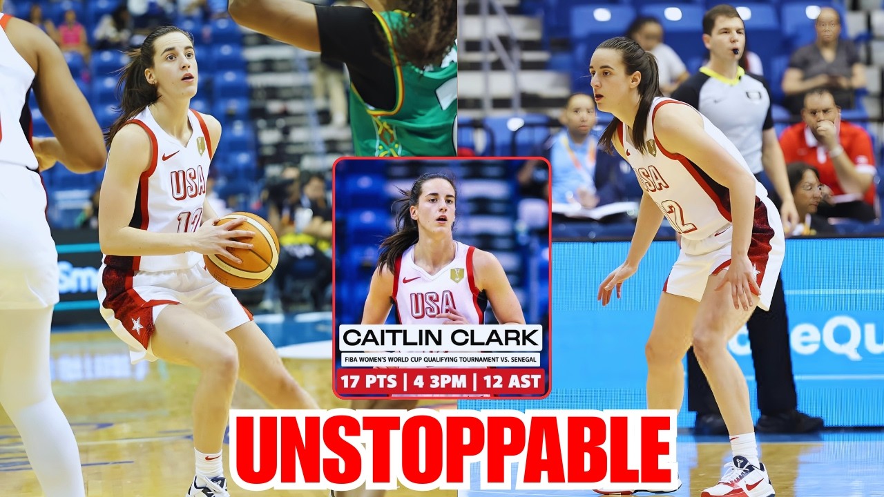 Caitlin Clark Took Over Team USA Debut DESTROYS Senegal with DOUBLE DOUBLE Looked UNSTOPPABLE