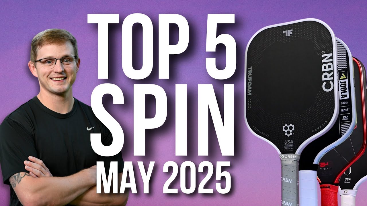 5 лучших ракеток для пиклбола на SPIN 2025