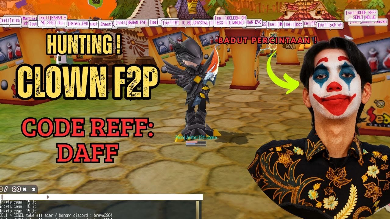 LIVE SEAL ONLINE | LANJUT HUNTING CHAR CLOWN F2P #sealid #sealonline