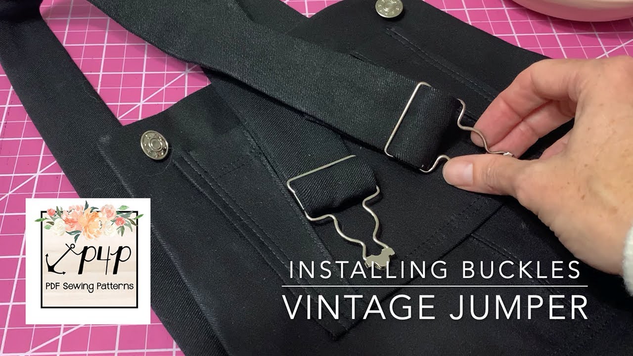 Installing Buckles for Vintage Jumper