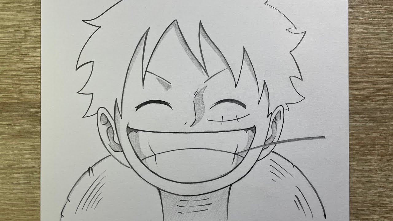 Apprendre à Dessiner Luffy | Tutoriel Dessin Facile Étape par Étape