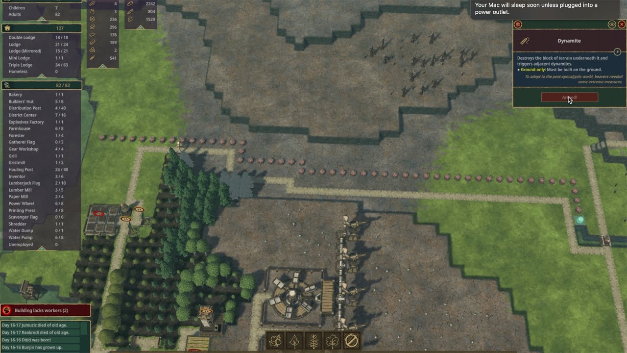 Biggest Explosion Streak in Timberborn