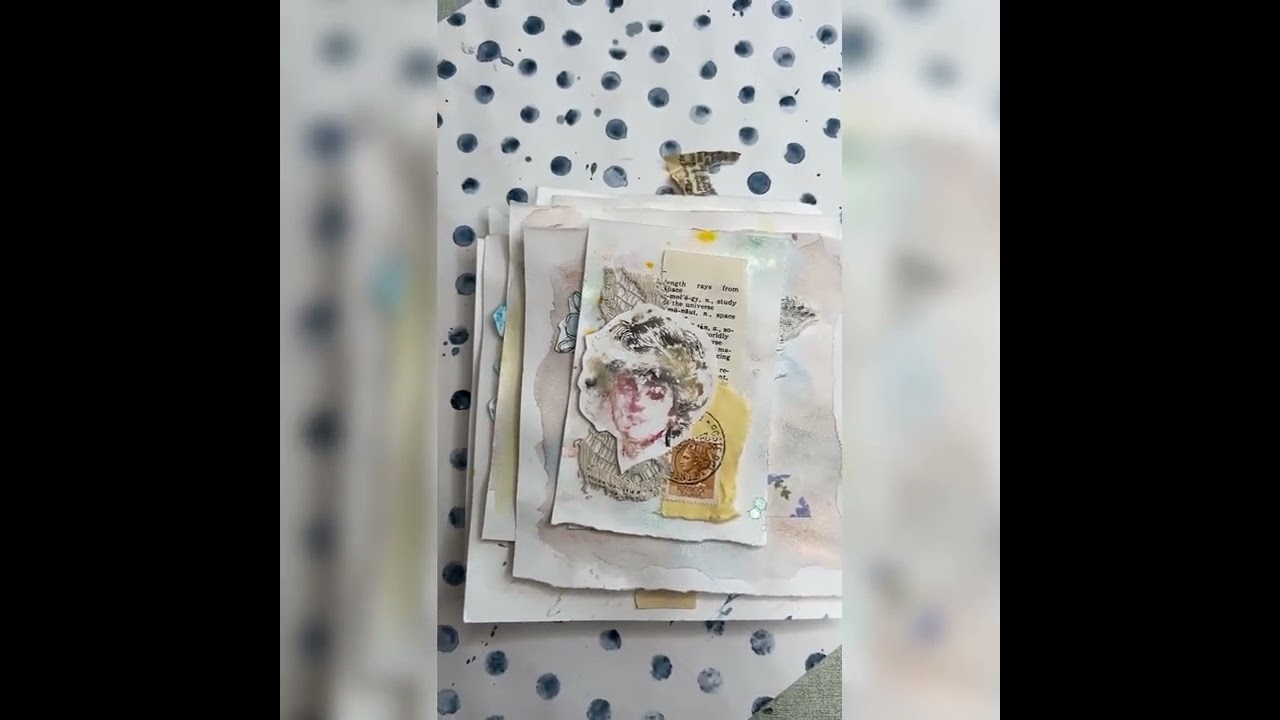 Fodder School Hop Altered Art Bookmaking Painting Ephemera Vintage Papers Tutorials Makers Create