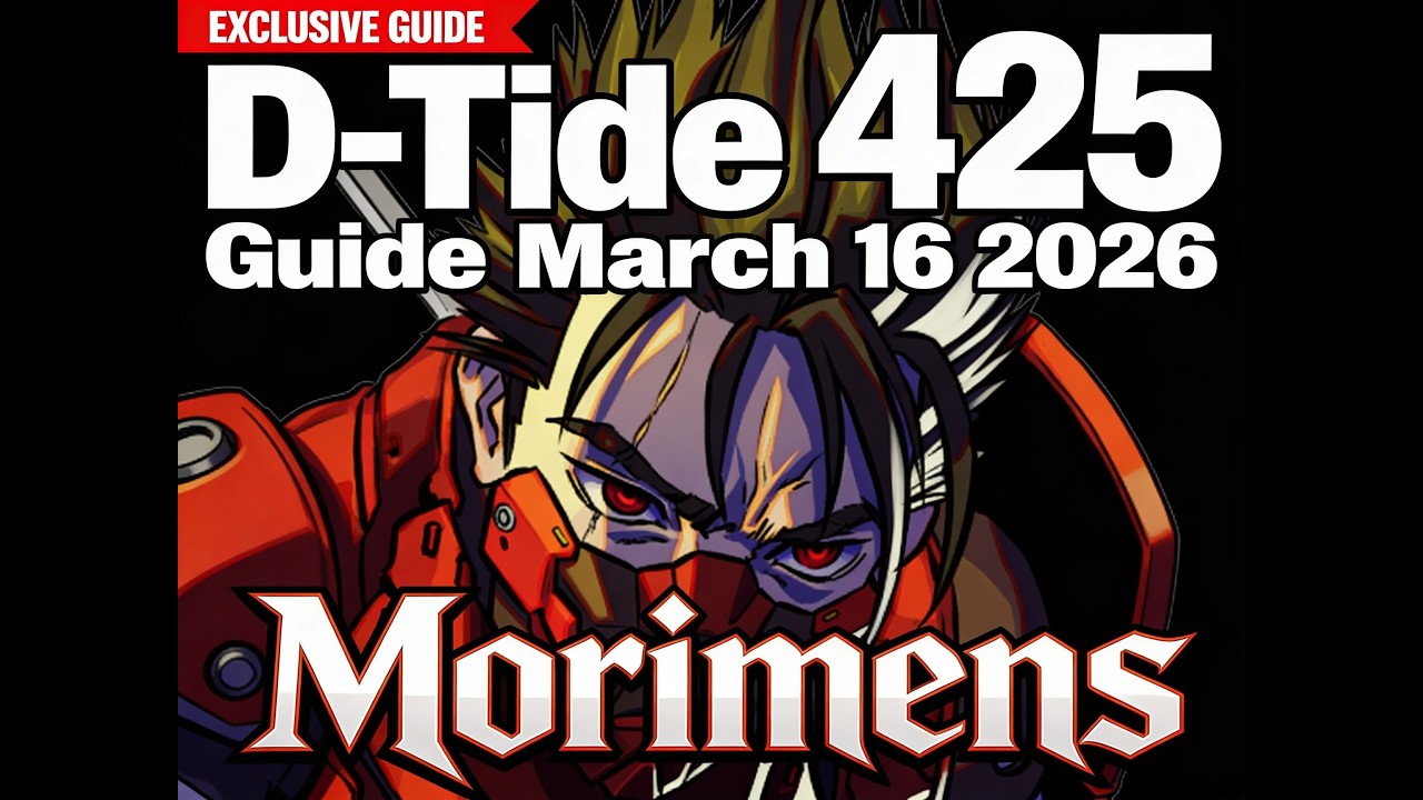 [Morimens] 425 D-Tide Guide March 16, 2026. Caro Ring - Xu + Vortice + Tawil Week. Max HP Damage.