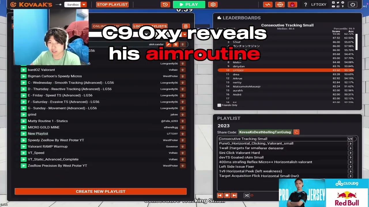 Aimroutine of C9 Oxy #shorts #valorant #valorantclips #aimbot #aim #aimroutine #cloud9 #oxy