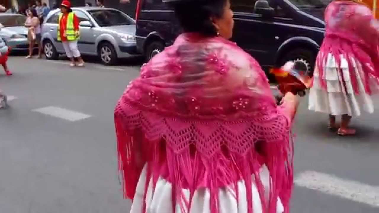 (2) Morenada Transporte Pesado - IV Jornada Intercultural Nou Moles 2015