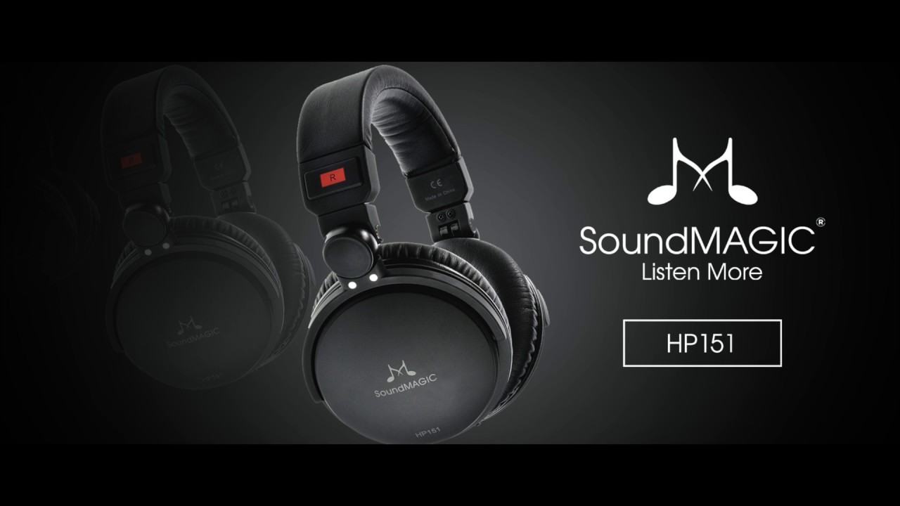 SoundMAGIC HP151 - Closed Back Headphones With Replaceable Cable (4K)