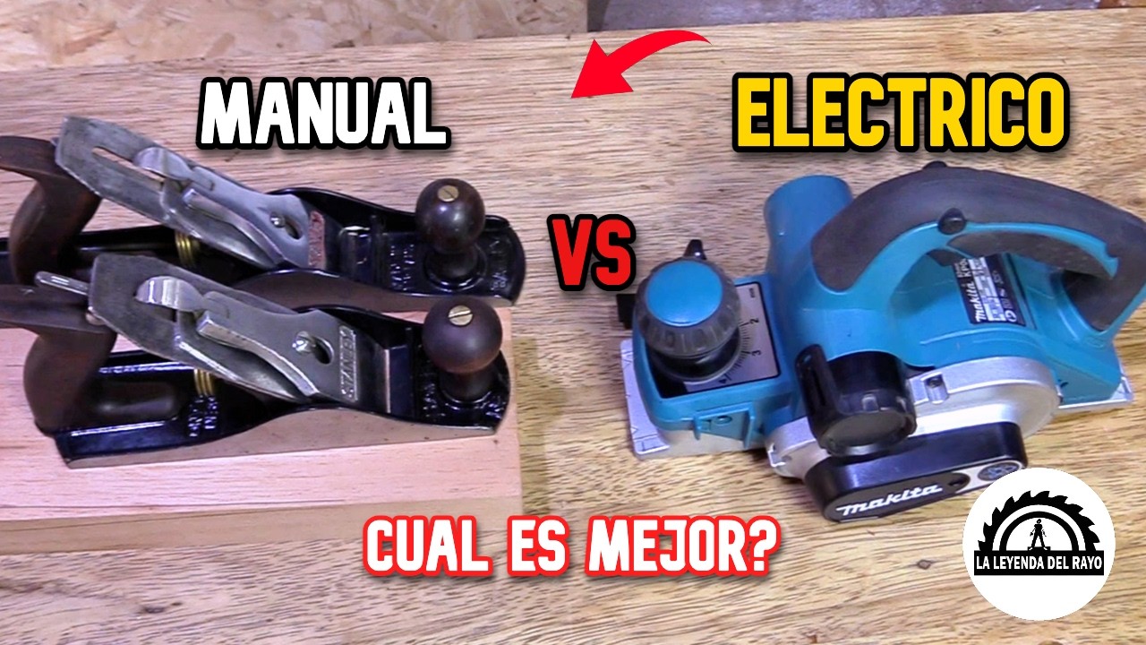&iquest;CEPILLO EL&Eacute;CTRICO o MANUAL? VENTAJAS y DESVENTAJAS 🔥 CARPINTER&Iacute;A PARA PRINCIPIANTES: