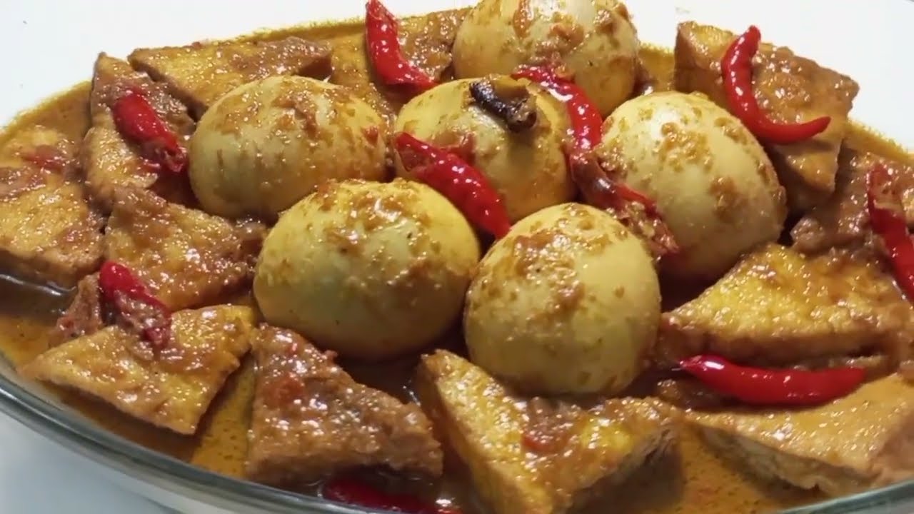 SEMUR TELUR TAHU PEDAS ENAK UNTUK LAUK SEHARI-HARI