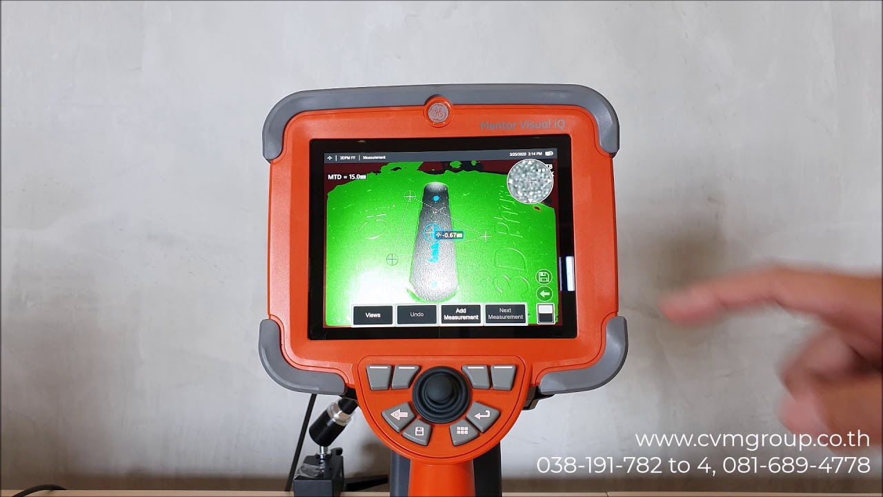 CVM - Mentor Visual iQ | VideoProbe Borescope | กล้องวิดีโอตรวจสอบสภาพพื้นผิวภายใน