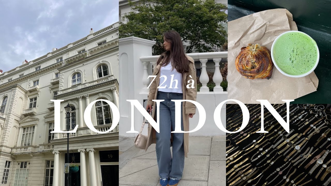 LONDON VLOG I 3 jours à manger, aller dans des marchés et cafés mignons et à se balader