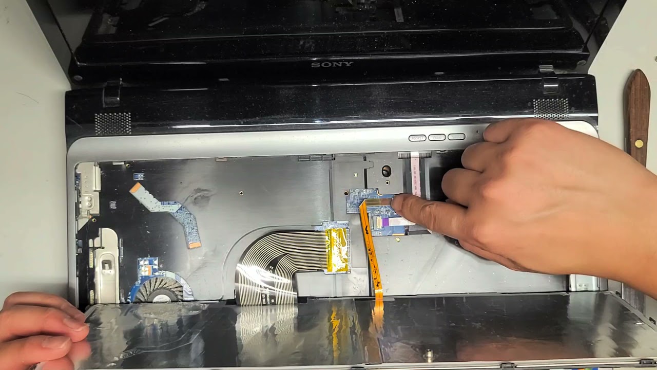 Sony VAIO E Series SVE151D11L Disassembly RAM SSD Hard Drive Upgrade Fan Paste Repair Replacement