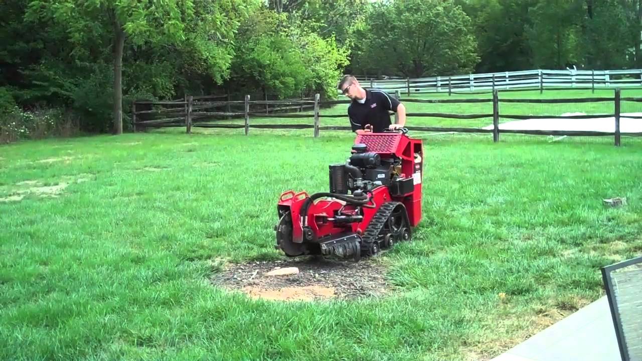 One Stop Rental: Using A Stump Grinder