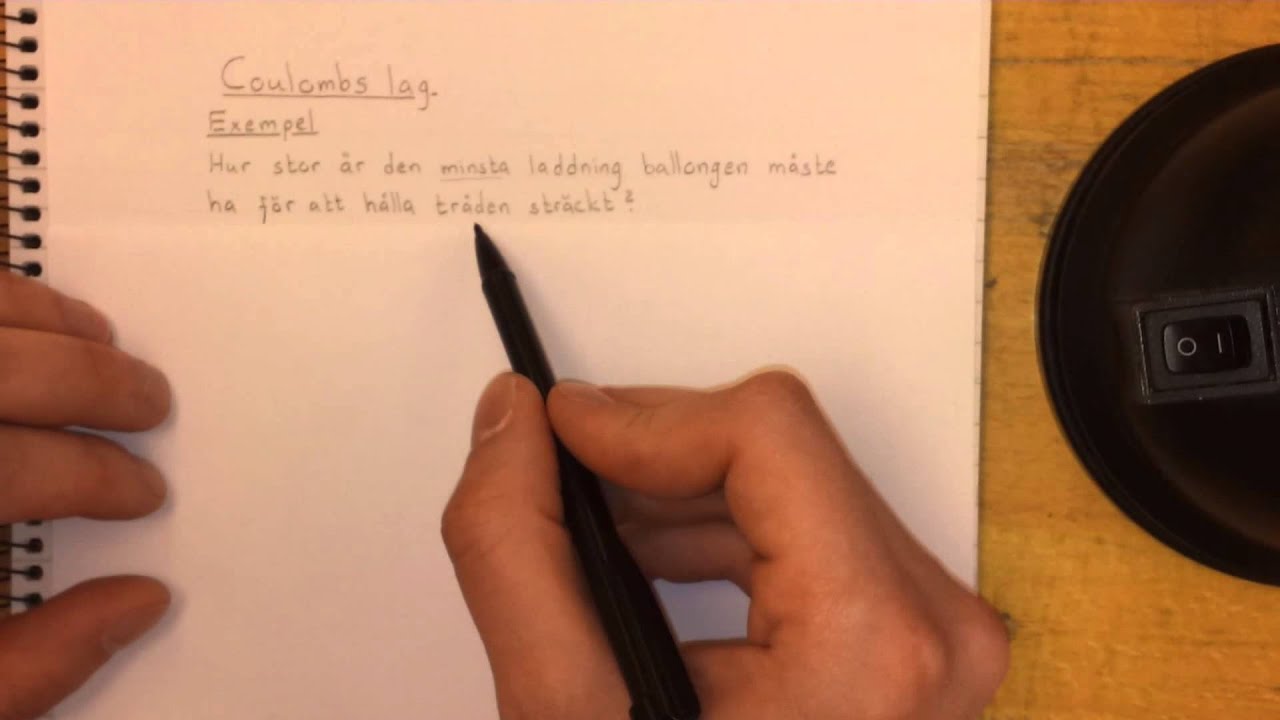 Fysik 1 Coulombs lag