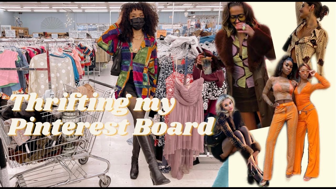 TWO THRIFT STORES | THRIFTING MY PINTEREST BOARD + SPRING HAUL | COME THRIFT WITH ME