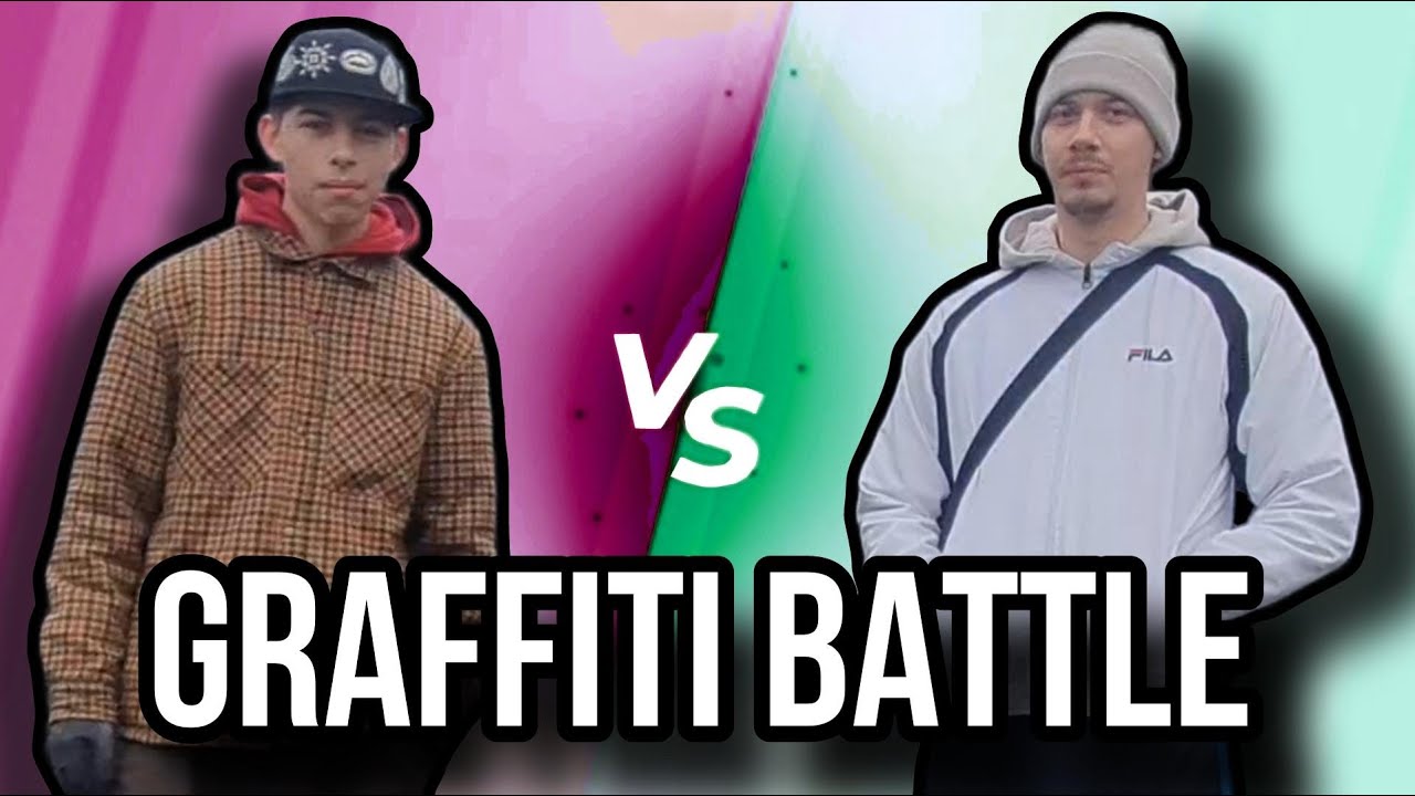 WER GEWINNT? Komm 1VS1 | 18. GRAFFITI BATTLE