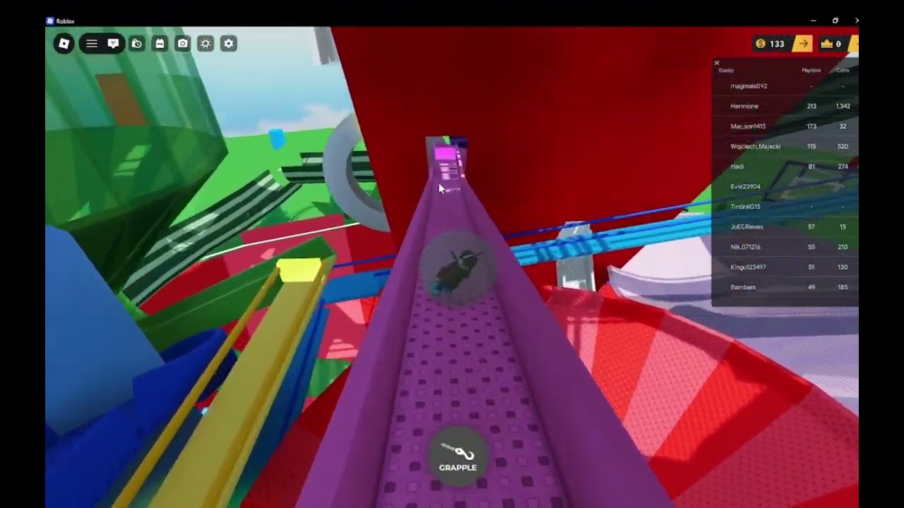 Jadę wszystkimi zjeżdżalniami w bańce w roblox!