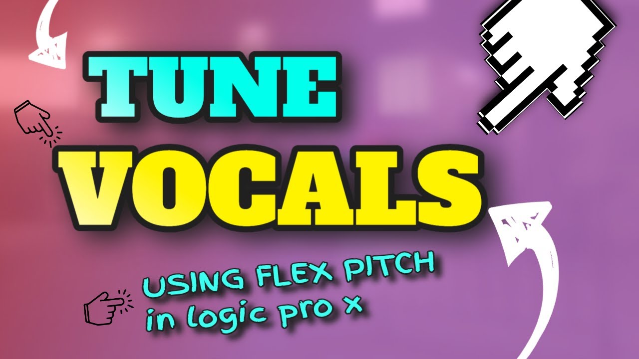 How to tune vocals using FLEX PITCH in Logic Pro X.