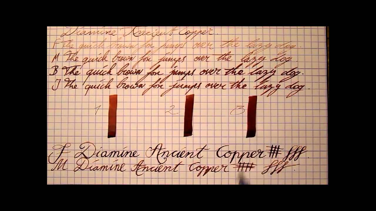 Inkcyclopedia: Diamine Ancient Copper