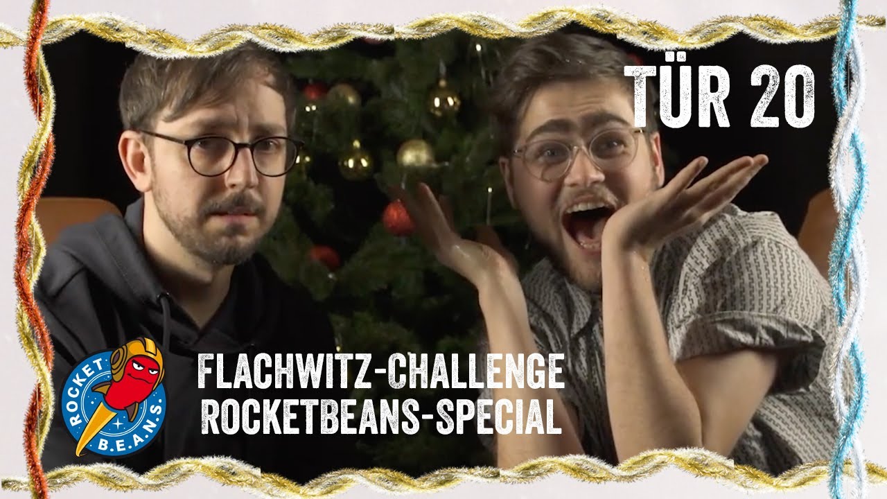 T&Uuml;R 20: @ROCKETBEANSTV-Special. Flachwitz-Challenge mit Fabian Krane und Andreas Lingsch